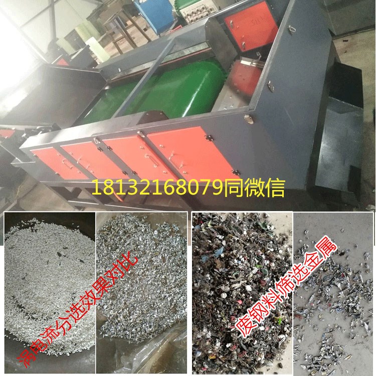 涡电流分选机可将有色金属铜铝分选出来(图1) 涡电流分选机可将有色金属铜铝分选出来(图1)