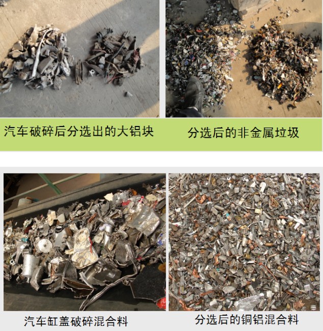 　　铜和铝等金属一起破碎了，如何筛选？(图2)